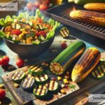 How to create smoky grilled corn and zucchini salad