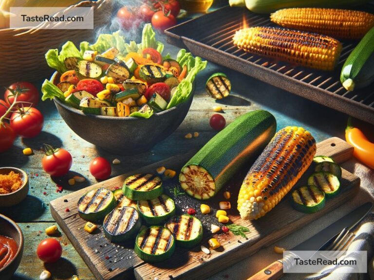 How to create smoky grilled corn and zucchini salad