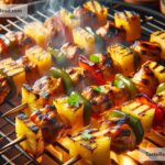 How to create smoky grilled pineapple chicken kebabs