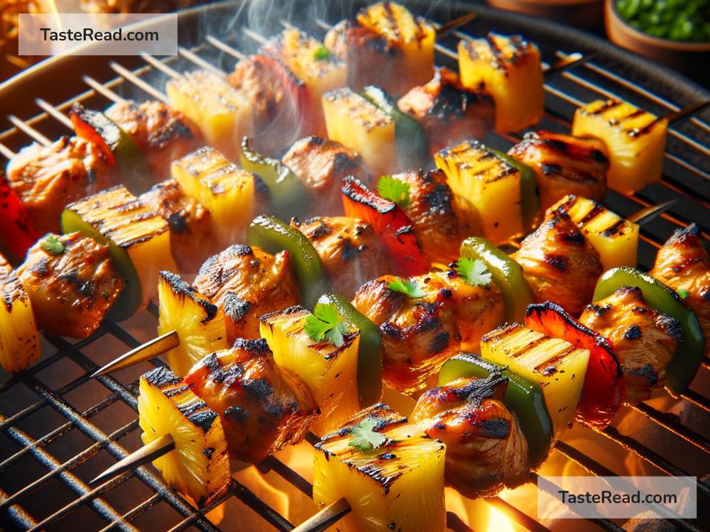 How to create smoky grilled pineapple chicken kebabs