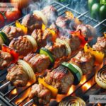How to create smoky grilled pork kebabs