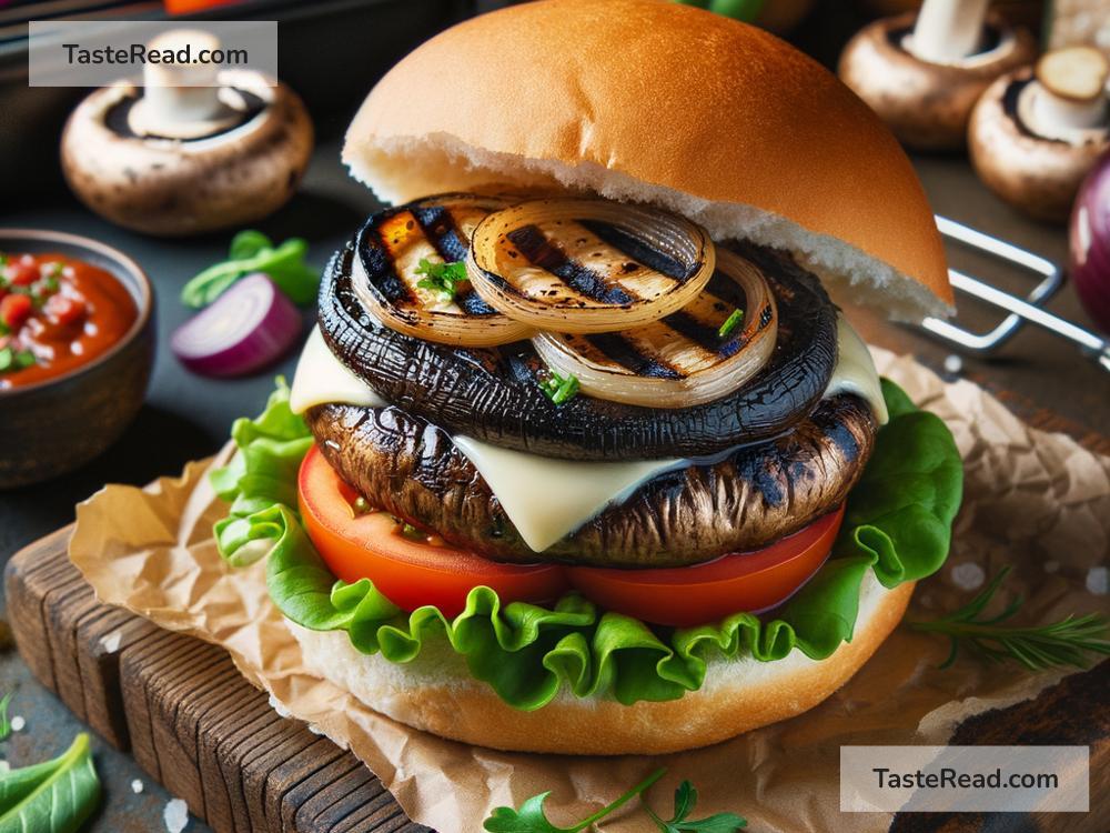 How to create smoky grilled portobello mushroom burgers