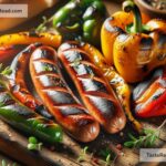 How to create smoky grilled sausage and peppers