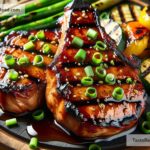 How to create smoky grilled teriyaki pork chops