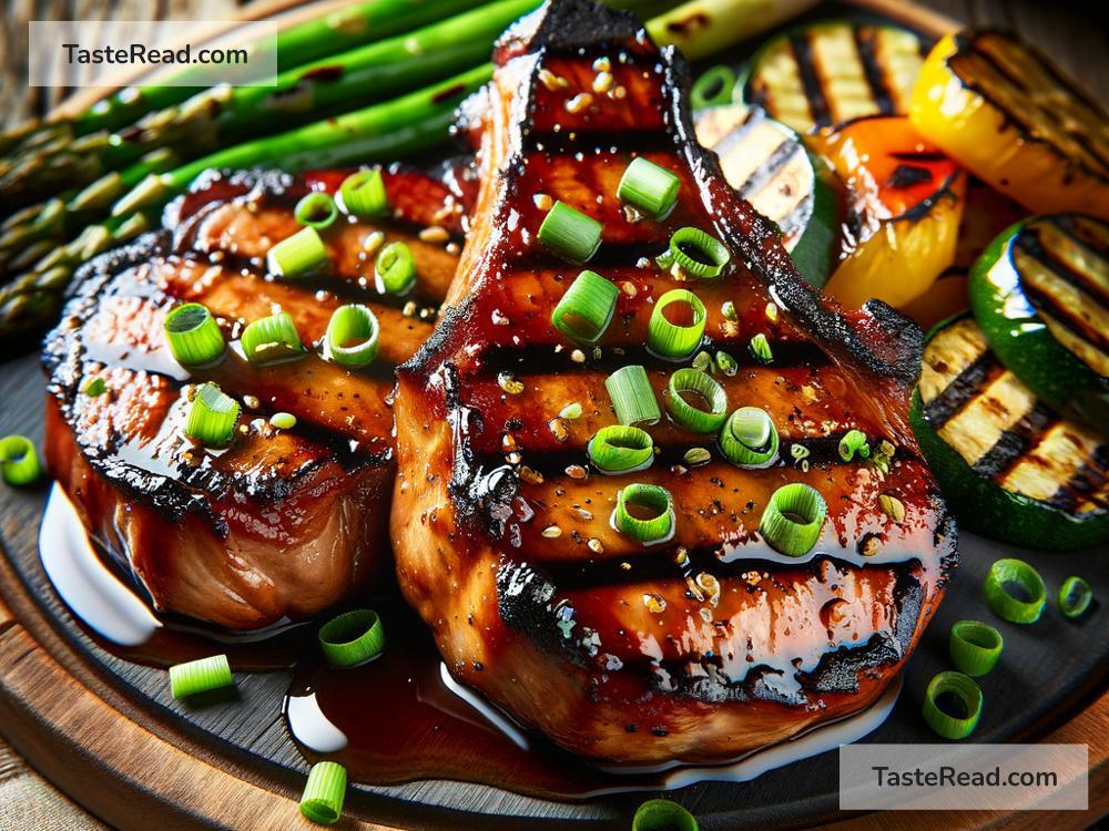 How to create smoky grilled teriyaki pork chops