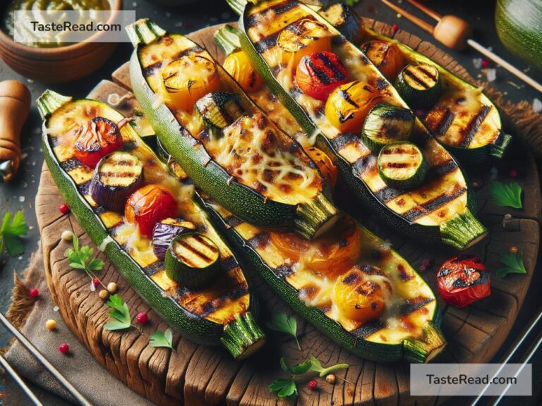 How to create smoky grilled zucchini boats