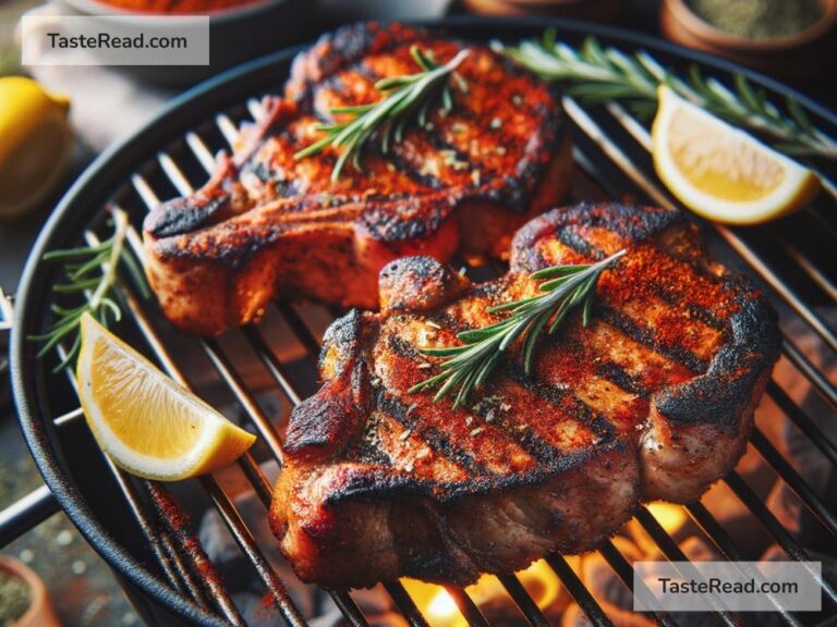 How to create smoky paprika grilled pork chops