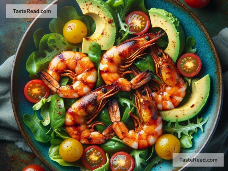 How to create smoky paprika grilled shrimp salad