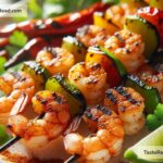 How to create smoky paprika grilled shrimp skewers