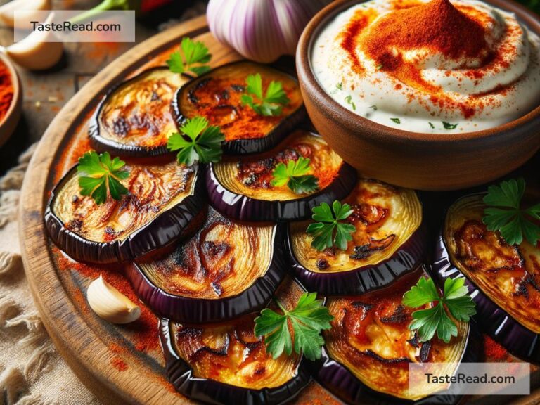 How to create smoky paprika roasted eggplant slices
