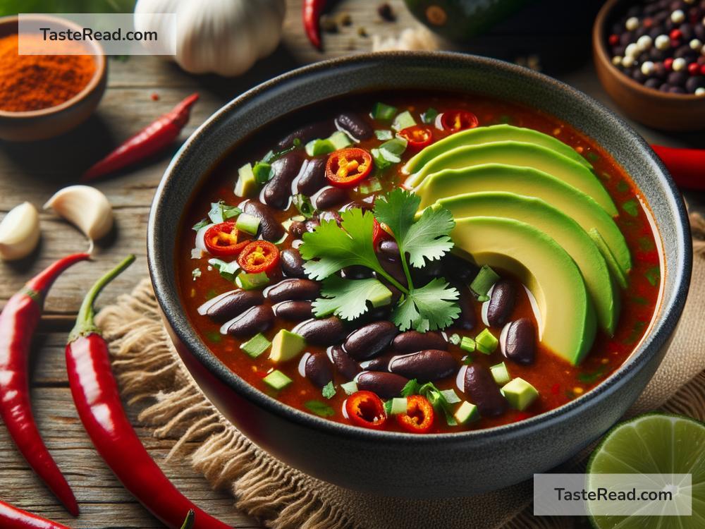 how to create spicy black bean soup