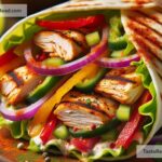how to create spicy Cajun chicken wraps