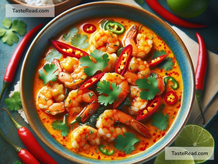 how to create spicy coconut shrimp curry