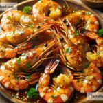 how to create spicy garlic butter prawns