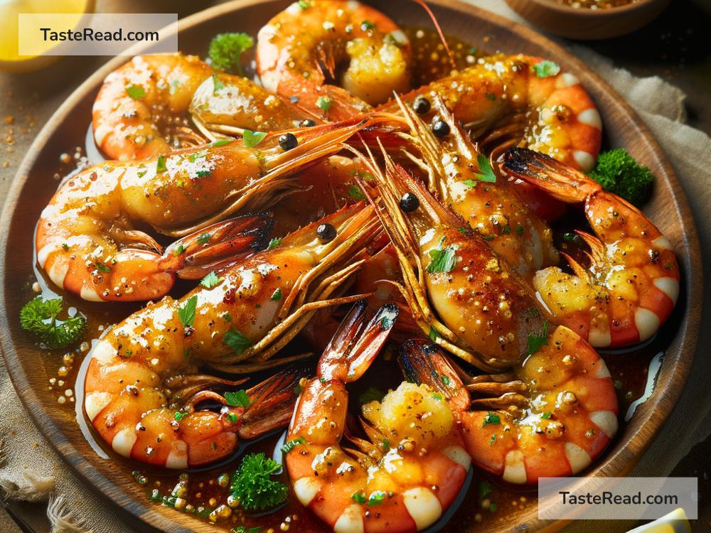 how to create spicy garlic butter prawns