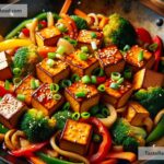 how to create spicy ginger sesame tofu stir fry