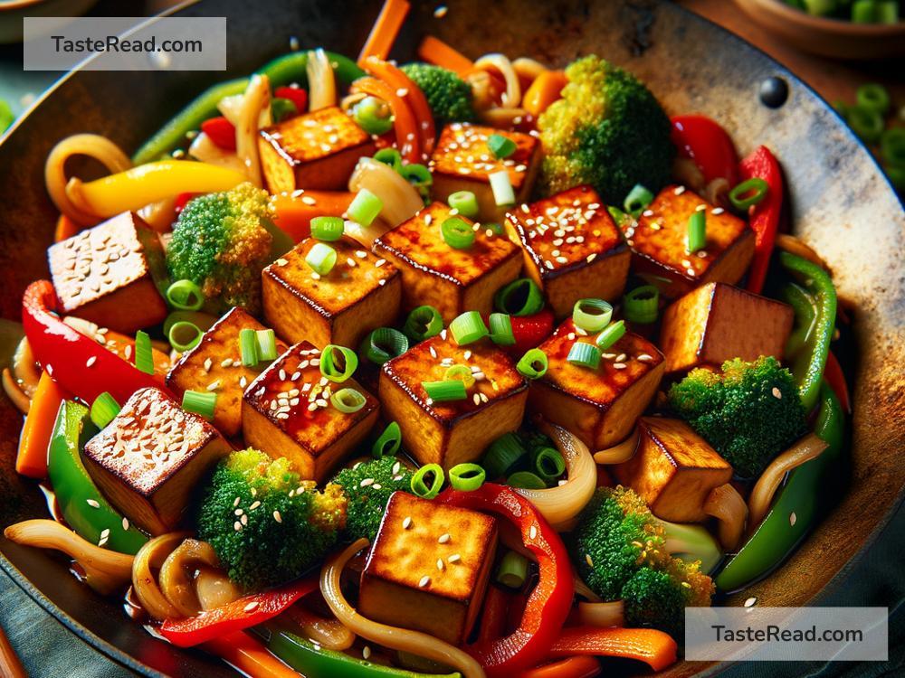 how to create spicy ginger sesame tofu stir fry