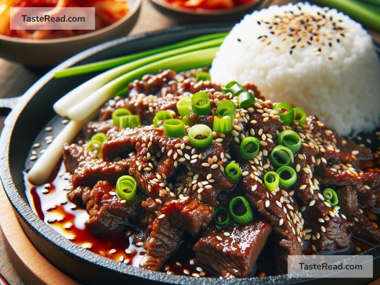 how to create spicy Korean beef bulgogi