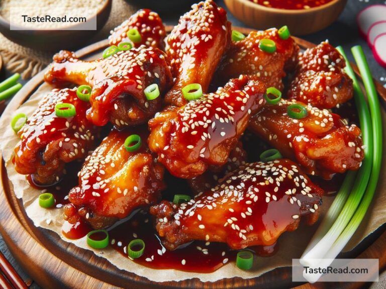 How to create spicy Korean chicken wings