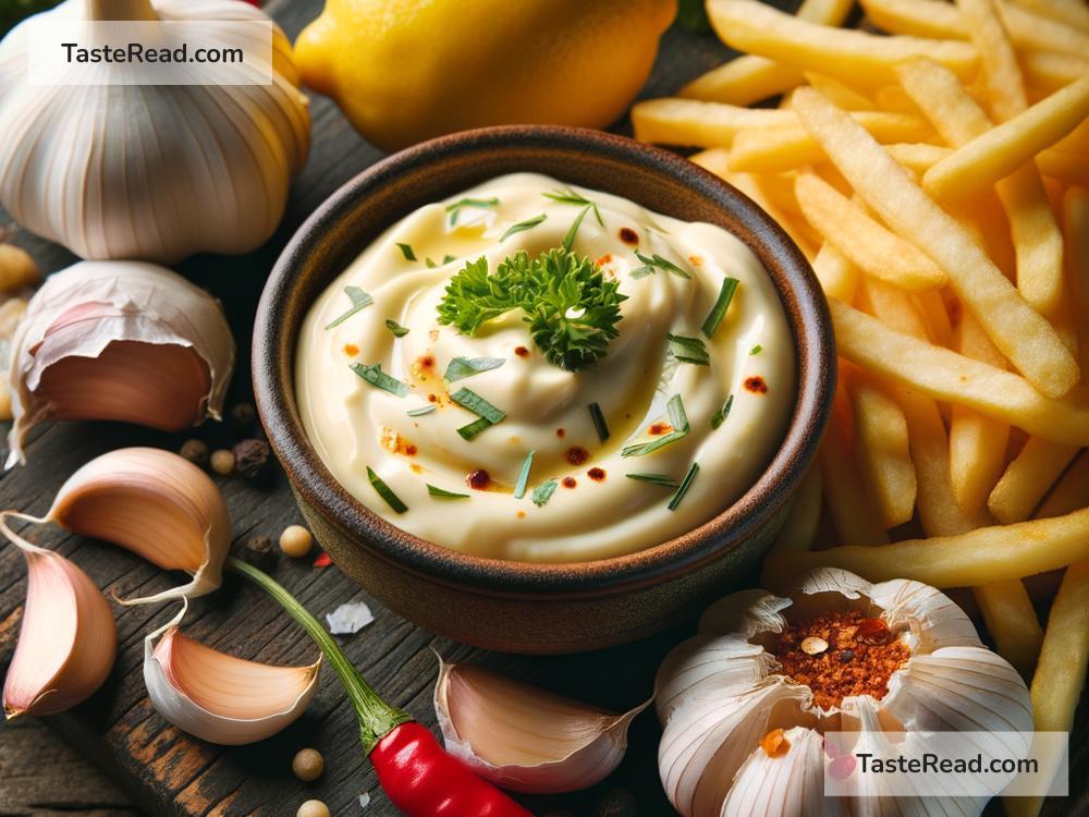how to create spicy roasted garlic aioli