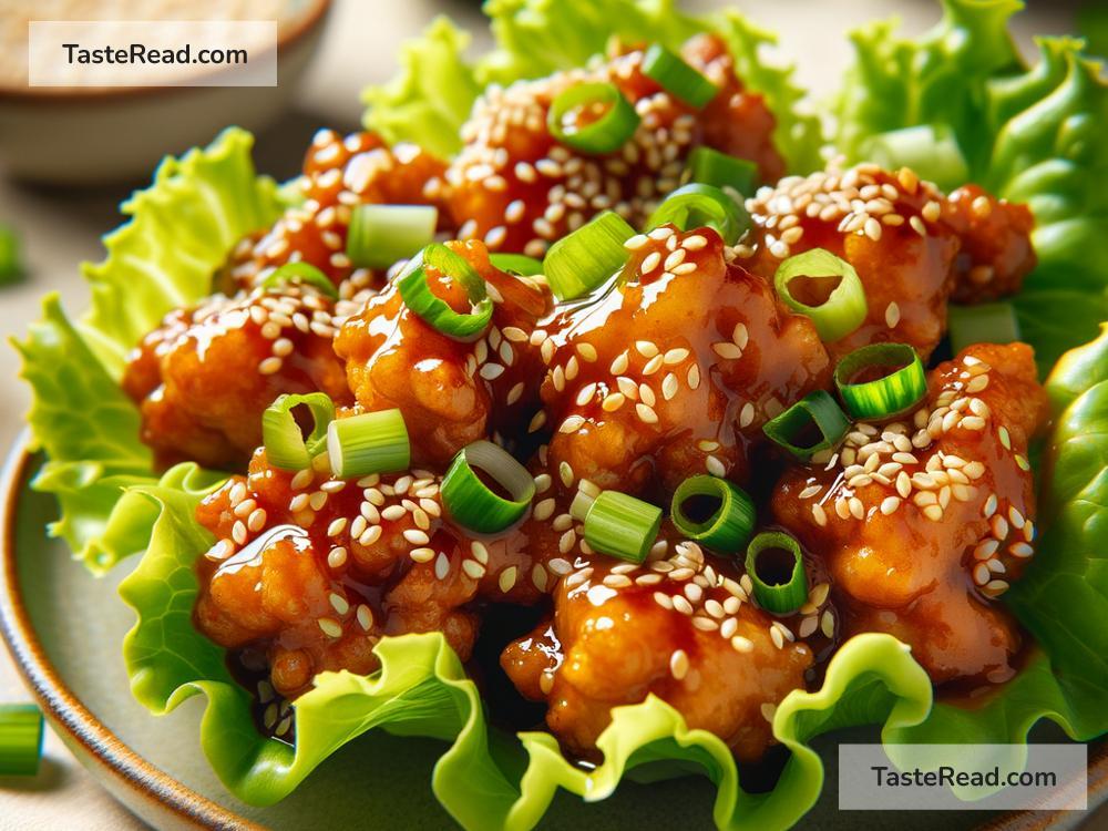 how to create spicy sesame chicken lettuce wraps