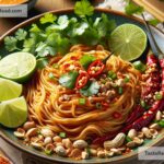 how to create spicy Thai peanut noodles