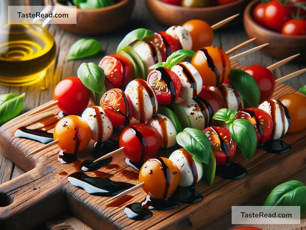 How to create tangy balsamic caprese skewers