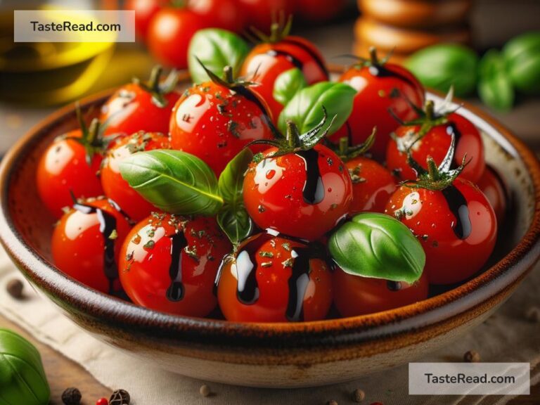 How to create tangy balsamic glazed cherry tomatoes
