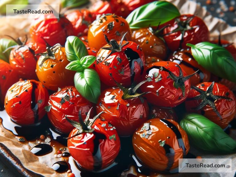 How to create tangy balsamic roasted cherry tomatoes
