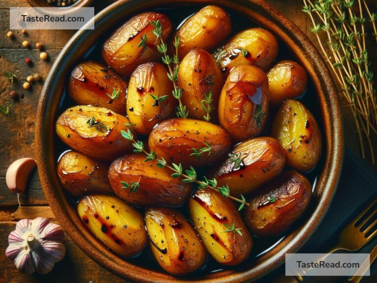 how to create tangy balsamic roasted potatoes