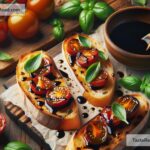 How to create tangy balsamic roasted tomato bruschetta