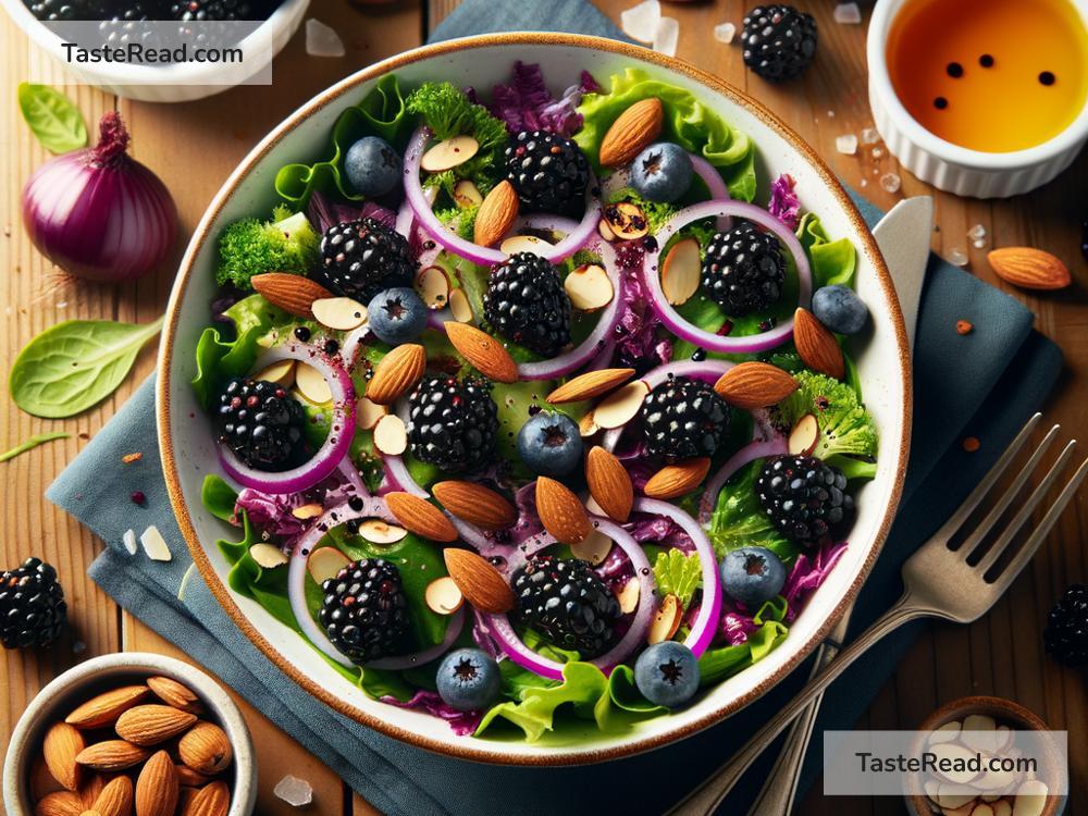 How to create tangy blackberry almond salad