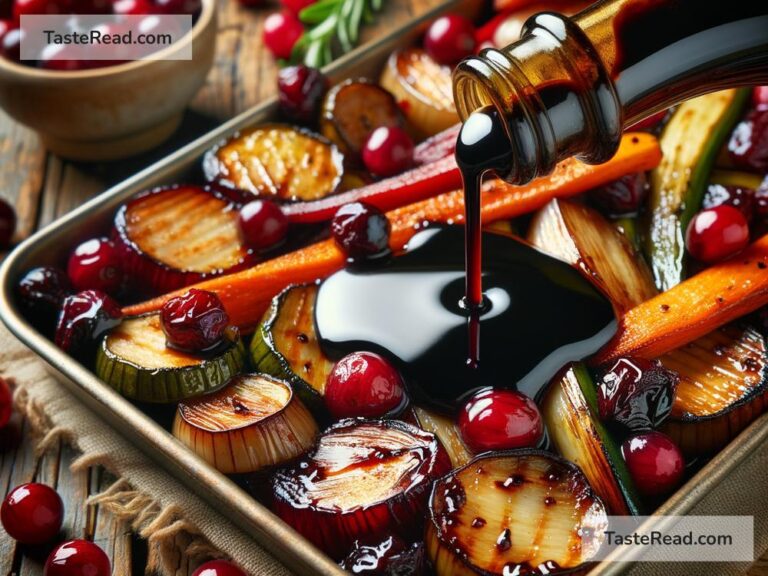 How to create tangy cranberry balsamic glaze