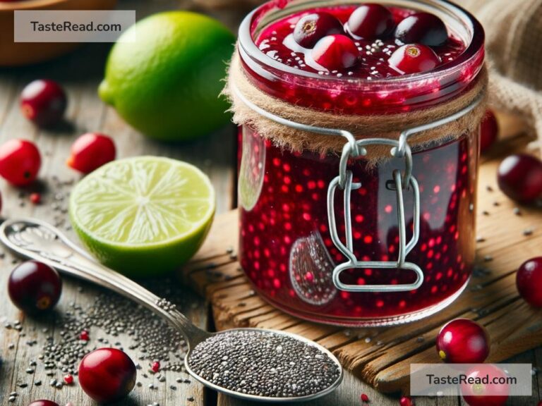 How to create tangy cranberry lime chia jam