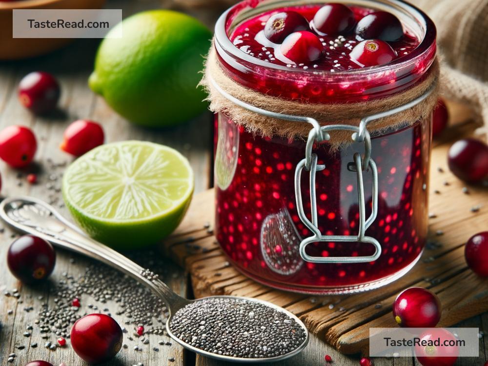 How to create tangy cranberry lime chia jam