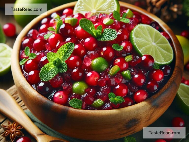 How to create tangy cranberry lime relish