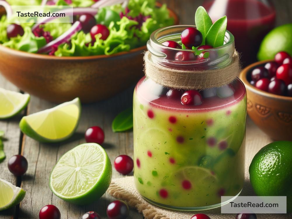 How to create tangy cranberry lime salad dressing