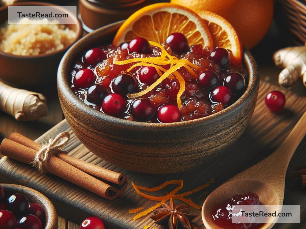 How to create tangy cranberry orange chutney
