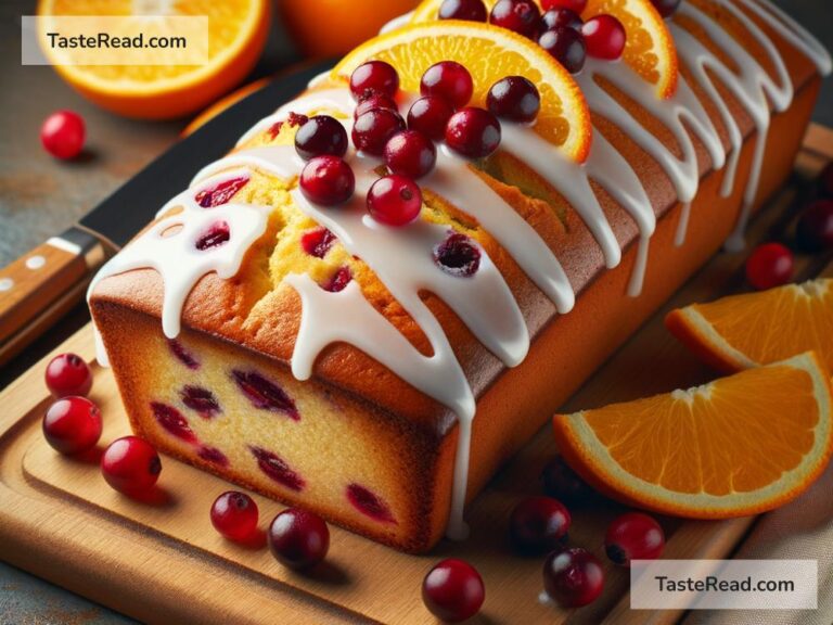 How to create tangy cranberry orange loaf cake