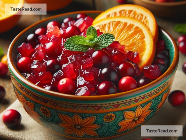 How to create tangy cranberry orange relish