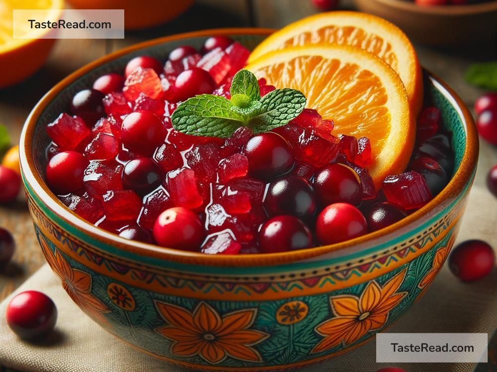 How to create tangy cranberry orange relish