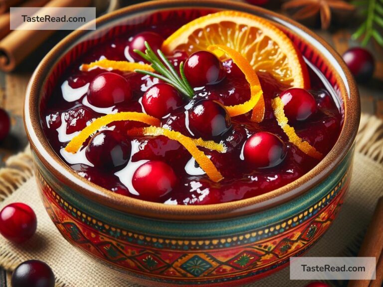 How to create tangy cranberry orange sauce
