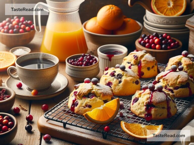 How to create tangy cranberry orange scones