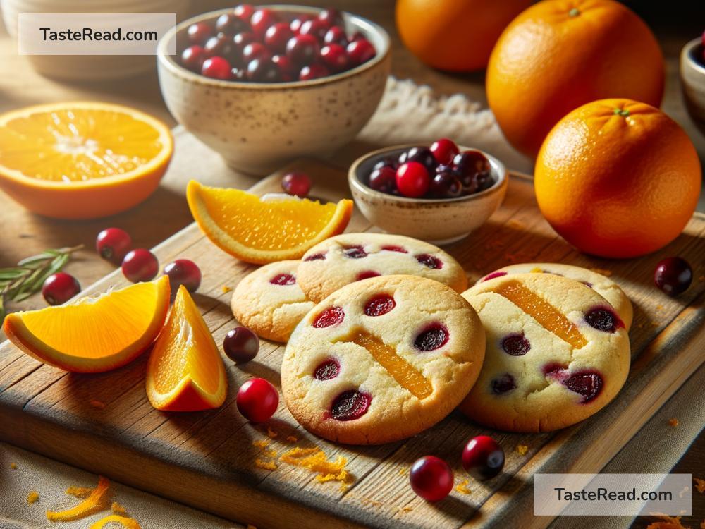 How to create tangy cranberry orange shortbread cookies
