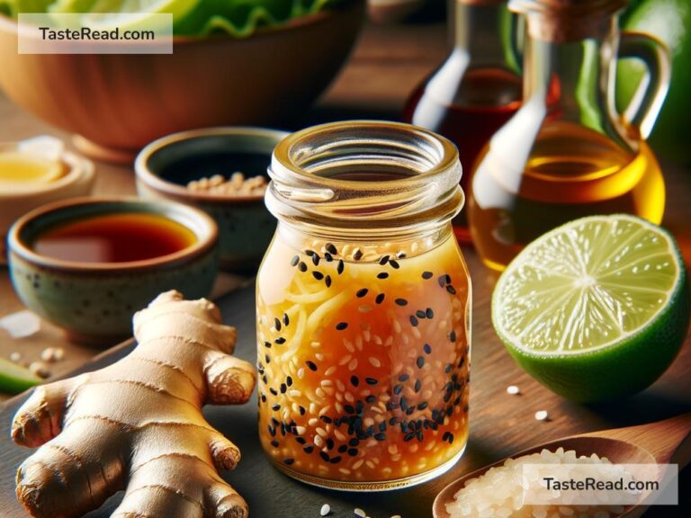 How to create tangy ginger sesame dressing