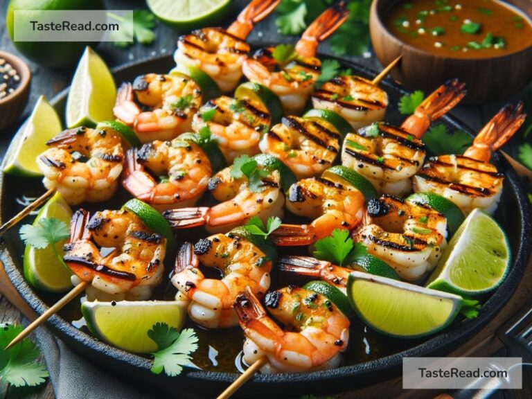 How to create tangy honey lime shrimp skewers