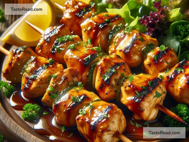 How to create tangy honey mustard chicken skewers