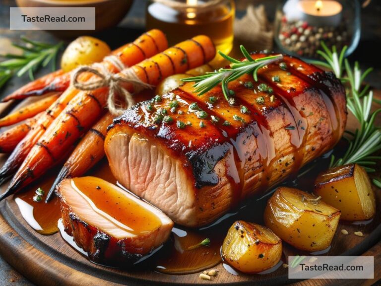 How to create tangy honey mustard glazed pork tenderloin