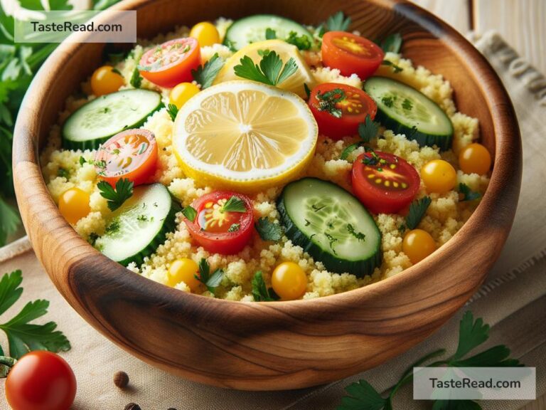 How to create tangy lemon and herb couscous