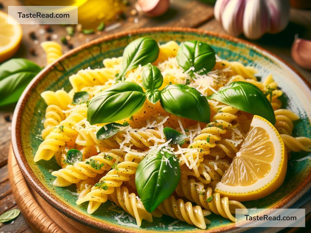 how to create tangy lemon basil pasta
